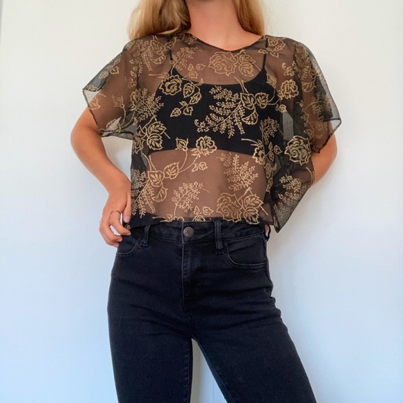 American Vintage Tops - VINTAGE SHEER TOP